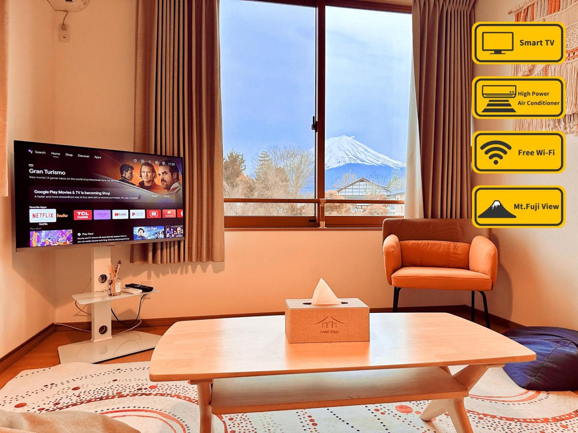 ヴィラ山間堂grandvilla Mt Fuji View Bbq Bonfire Annovillas Sankando Фуджикавагучико Екстериор снимка